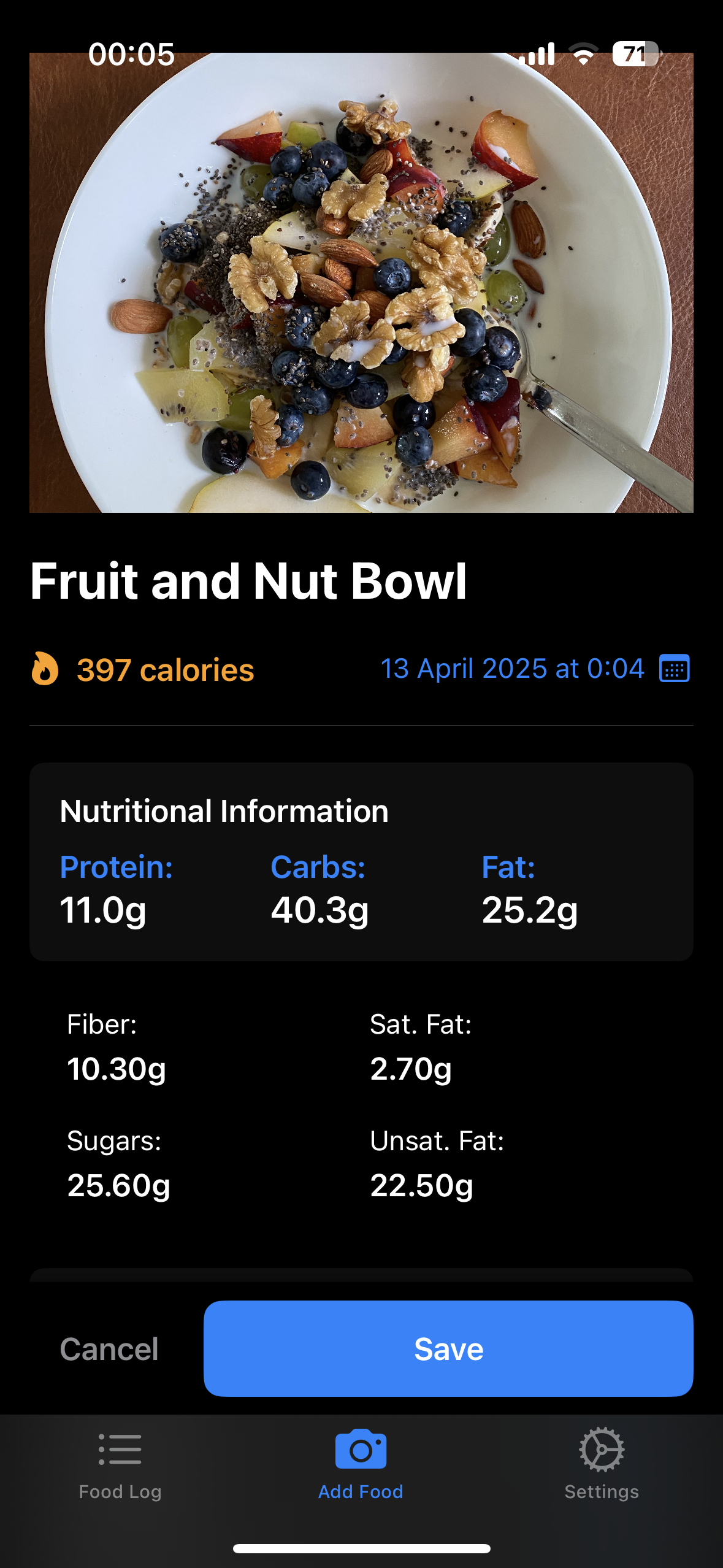 Accuracy Visualization - Nuts Analysis